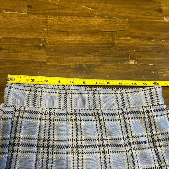 Free People Honey Pleated Skirt Blue Ocean - Picture 7 of 10